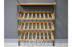 Wall Lean to Industrial Wine Unit Bottle and Glass storage spaces