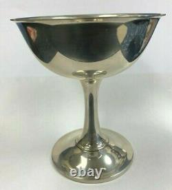Wallace Sterling Silver Water Goblet Wine Glass No. 17 4 1/2 Tall 144 Grams EACH