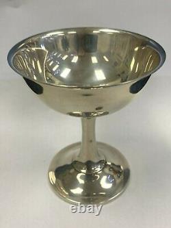 Wallace Sterling Silver Water Goblet Wine Glass No. 17 4 1/2 Tall 144 Grams EACH