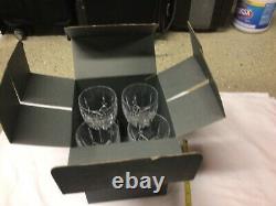 Waterford Araglin Water or Wine 8 Goblets Set of 4 In Original Box Vintage