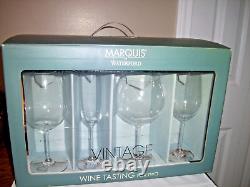 Waterford By Marquis Vintage Tasting Collection For 2 Box Set Of 8 Wine Glasses
