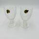 Waterford Colleen Claret Wine Glasses Set Vintage Crystal 2 Pieces Short Stem