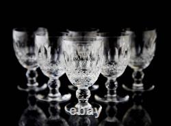 Waterford Colleen Claret Wine Glasses Set of 6 Elegant Vintage Crystal Signed