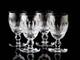 Waterford Colleen White Wine Glasses Set of 4 Elegant Vintage Crystal Signed