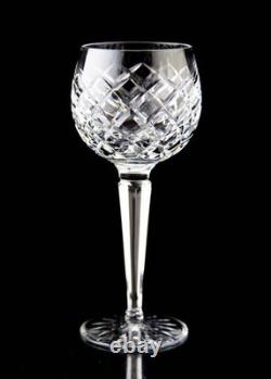 Waterford Comeragh Hock Wine Glasses Set of 6 Elegant Vintage Crystal Signed