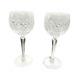 Waterford Crystal ALANA Hock Wine Glasses Vintage Set of 2