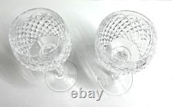 Waterford Crystal ALANA Hock Wine Glasses Vintage Set of 2