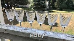 Waterford Crystal Alana Vintage White Wine Glasses (Set of 6) 5 5/8