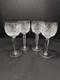 Waterford Crystal Alana Vintage Wine Hock Glasses 7 3/8 Set of 4