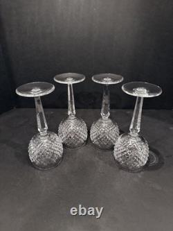 Waterford Crystal Alana Vintage Wine Hock Glasses 7 3/8 Set of 4