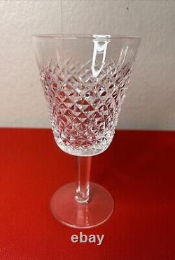 Waterford Crystal Alana Water Goblets Wine Glasses Set Of 6