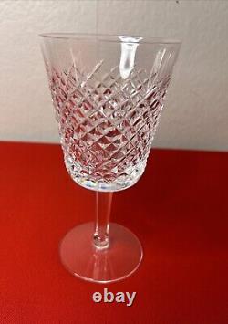 Waterford Crystal Alana Water Goblets Wine Glasses Set Of 6