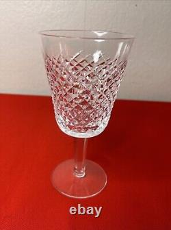 Waterford Crystal Alana Water Goblets Wine Glasses Set Of 6