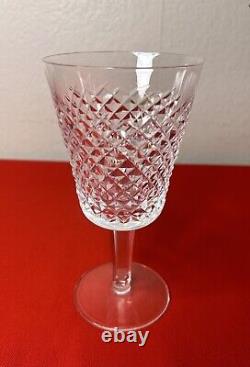 Waterford Crystal Alana Water Goblets Wine Glasses Set Of 6