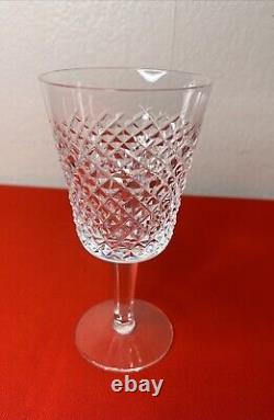 Waterford Crystal Alana Water Goblets Wine Glasses Set Of 6