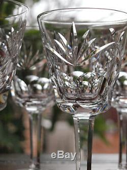 Waterford Crystal Ashling Claret Glasses Set of 6 Vintage