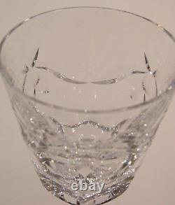 Waterford Crystal Ashling Claret Wine Stem Glasses Vintage Set of 13 Mint