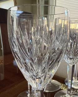 Waterford Crystal CARINA Vintage Water/Wine Glasses 7 7/8 Set of 7