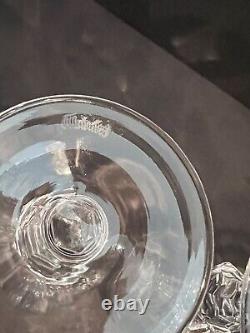 Waterford Crystal CURRAGHMORE Vintage Claret Wine Glasses 7 1/8 Set of 7