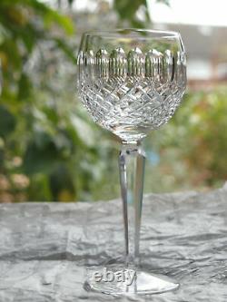 Waterford Crystal Colleen Hock Wine Glass Pair Vintage Mint made in Ireland