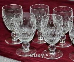 Waterford Crystal Colleen Short Wine Goblets Glasses 4.5 Vintage Set of 5