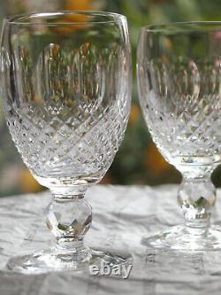 Waterford Crystal Colleen White Wine Glass Set of 4 Vintage Mint in Box