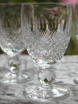 Waterford Crystal Colleen White Wine Glass Set of 4 Vintage Mint in Box