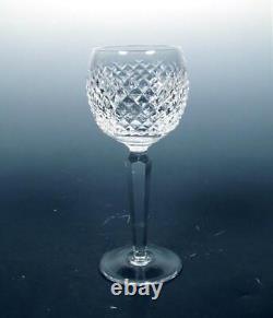 Waterford Crystal Ireland SET (6) Vintage Alana 7 3/8 Hock Wines 6 oz MINTY