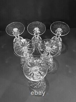 Waterford Crystal KINSALE Water Goblets Vintage Ireland Made Set of 6