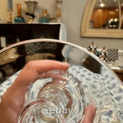 Waterford Crystal Kildare Claret Wine Glass Stemware Set of 4 Stamped Vintage