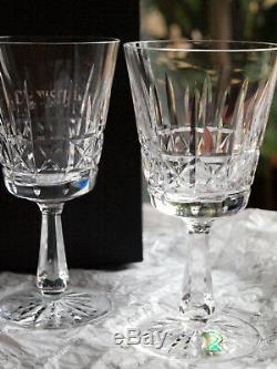 Waterford Crystal Kylemore Goblet Glass Pair Vintage Mint Made in Ireland