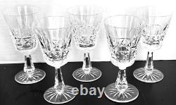 Waterford Crystal Kylemore Wine Glasses Set of 5 6 Vintage