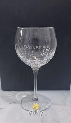 Waterford Crystal LISMORE ESSENCE Balloon Wine Glass Pair New in Original Box