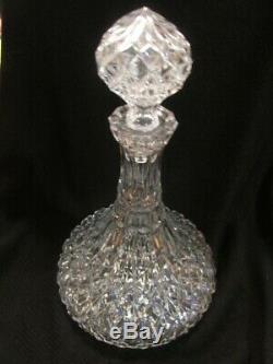 Waterford Crystal Liquor Bar Wine Ships Decanter Vintage late 60's
