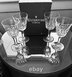 Waterford Crystal Lismore Claret Wine Set of 4 & Vintage Wine Decanter