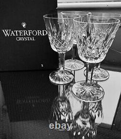 Waterford Crystal Lismore Claret Wine Set of 4 & Vintage Wine Decanter