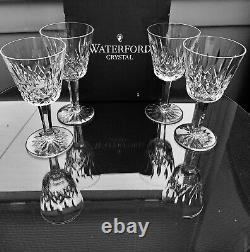 Waterford Crystal Lismore Claret Wine Set of 4 & Vintage Wine Decanter