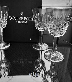 Waterford Crystal Lismore Claret Wine Set of 4 & Vintage Wine Decanter