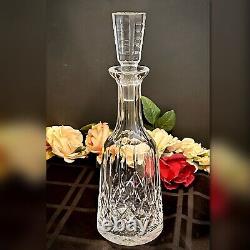 Waterford Crystal Lismore Vintage Wine Decanter with Stopper Heavy Hand Cut