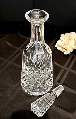 Waterford Crystal Lismore Vintage Wine Decanter with Stopper Heavy Hand Cut