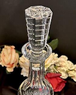 Waterford Crystal Lismore Vintage Wine Decanter with Stopper Heavy Hand Cut