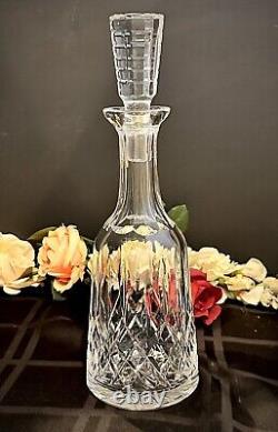 Waterford Crystal Lismore Vintage Wine Decanter with Stopper Heavy Hand Cut