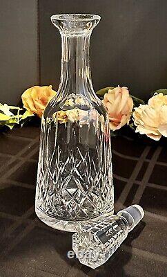 Waterford Crystal Lismore Vintage Wine Decanter with Stopper Heavy Hand Cut