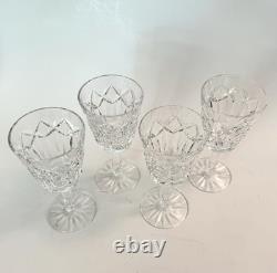Waterford Crystal Set Of 4 Patrick Claret Red Wine Glasses Vintage 5.5