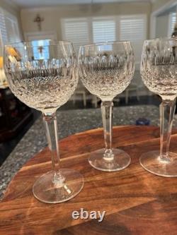 Waterford Crystal Stemware COLLEEN Hock Wine Glasses Set of Four Vintage Dine