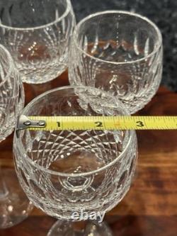 Waterford Crystal Stemware COLLEEN Hock Wine Glasses Set of Four Vintage Dine