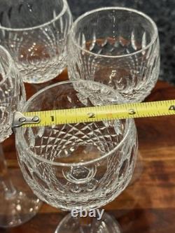 Waterford Crystal Stemware COLLEEN Hock Wine Glasses Set of Four Vintage Dine