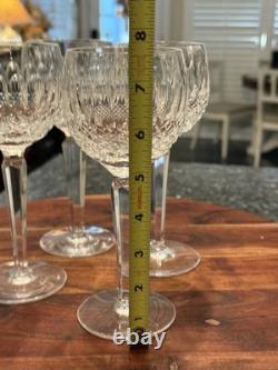 Waterford Crystal Stemware COLLEEN Hock Wine Glasses Set of Four Vintage Dine