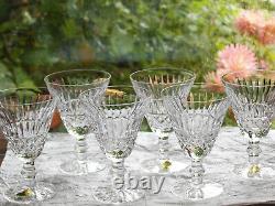 Waterford Crystal Tramore Goblet Water / Wine Glass Set of 6 Vintage Mint Boxed