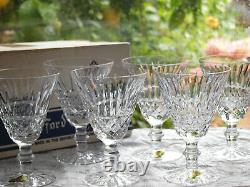 Waterford Crystal Tramore Goblet Water / Wine Glass Set of 6 Vintage Mint Boxed